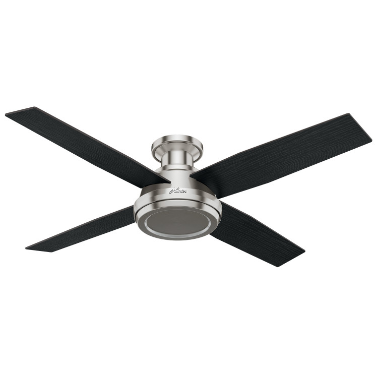 Hunter - 59247 - 52 Ceiling Fan - Dempsey - Brushed Nickel