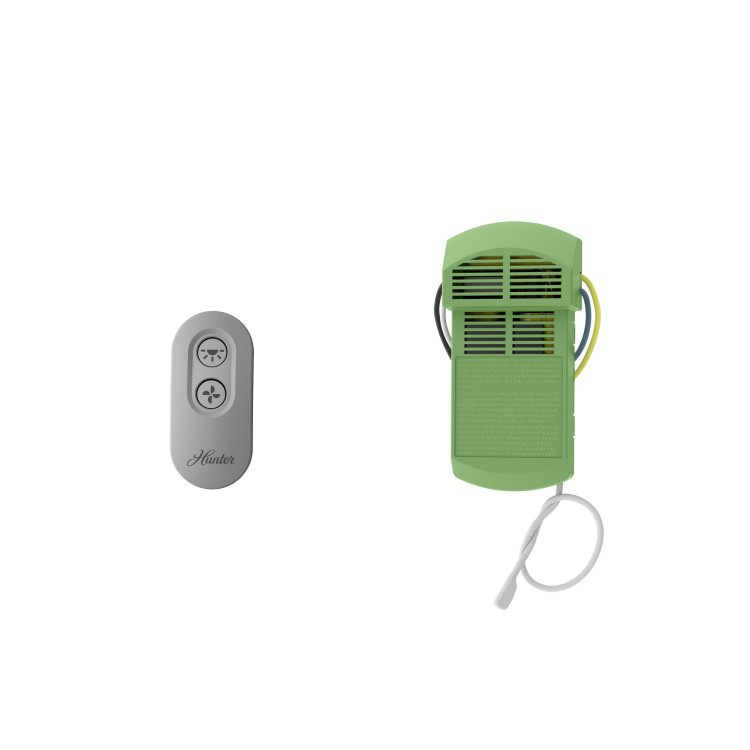 Hunter - 99772 - On-Off Handheld Remote with Receiver - Dove Grey