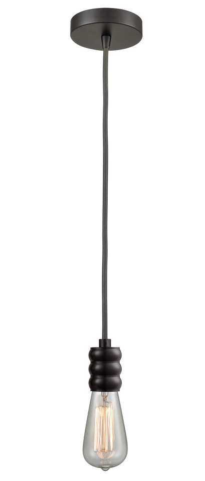 Innovations - 100OB-10GY-5OB - One Light Mini Pendant - Gatsby - Oil Rubbed Bronze