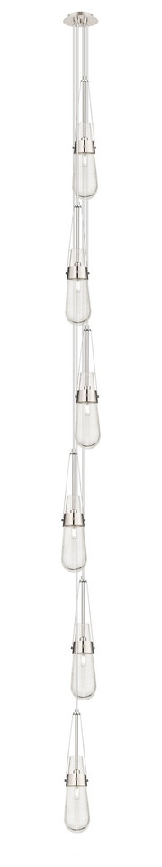 Innovations - 106-452-1P-PN-G452-4SDY - Six Light Pendant - Downtown Urban - Polished Nickel