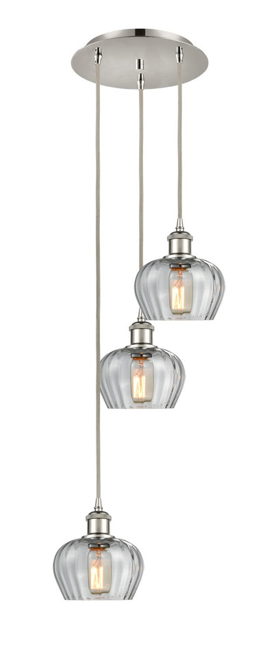 Innovations - 113B-3P-PN-G92 - Three Light Pendant - Ballston - Polished Nickel