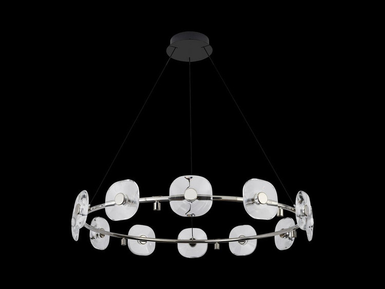 Golden - 5028-12 CH - LED Chandelier - Celestia - Chrome Golden - 5028-12 CH - LED Chandelier - Celestia - Chrome