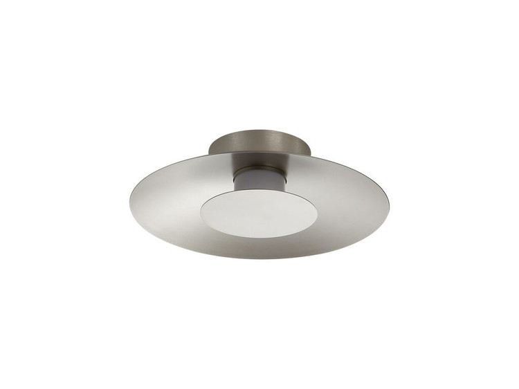 Golden - 6400-FM12 SAN-SAN - LED Flush Mount - Luma - Sand Nickel