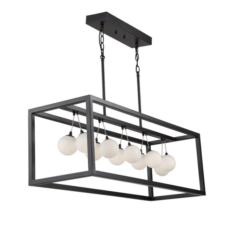 Artcraft - AC6603 - LED Island Pendant - Massey - Matte Black