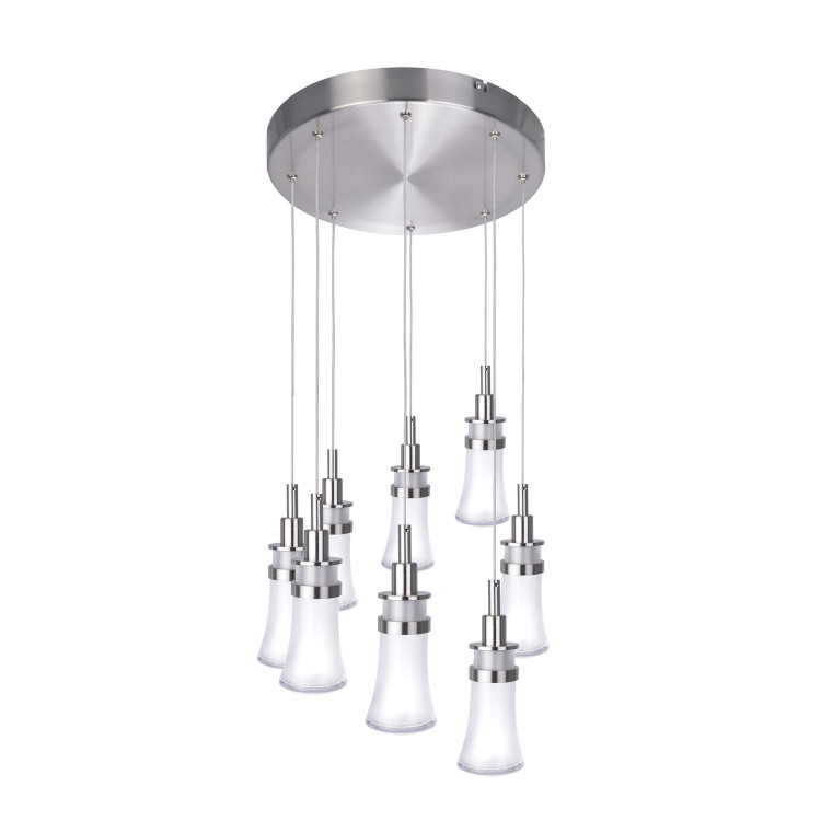 Artcraft - AC7508 - LED Chandelier - Destiny - Polished Nickel