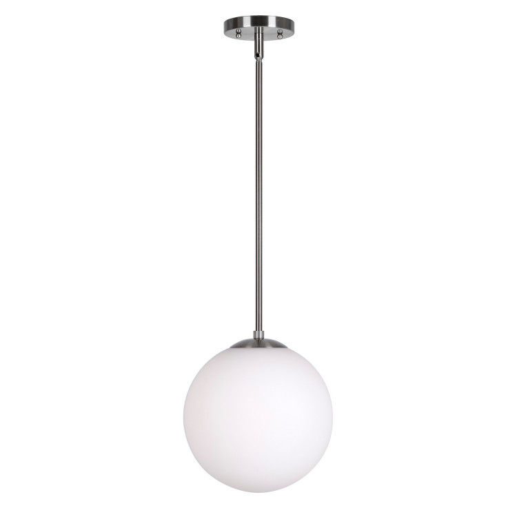 Forte - 2747-01-55 - One Light Pendant - Selene - Brushed Nickel