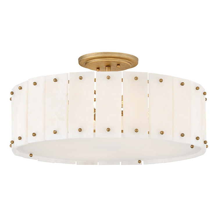 Fredrick Ramond - FR47753BNG - LED Semi-Flush Mount - Simone - Burnished Gold