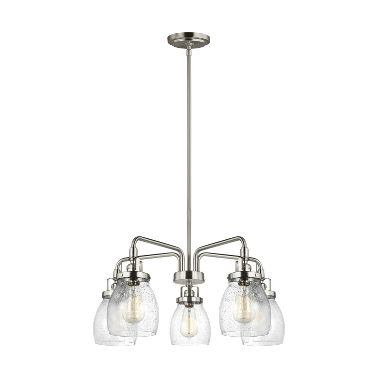 Generation Lighting - 3114505EN7-962 - Five Light Chandelier - Belton - Brushed Nickel