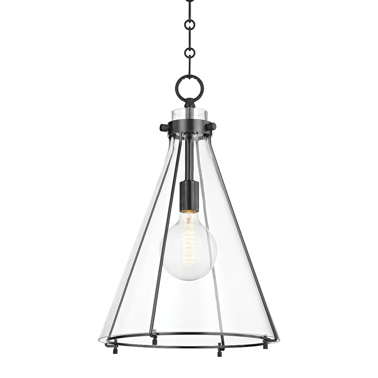 Hudson Valley - 7304-OB - One Light Pendant - Eldridge - Old Bronze