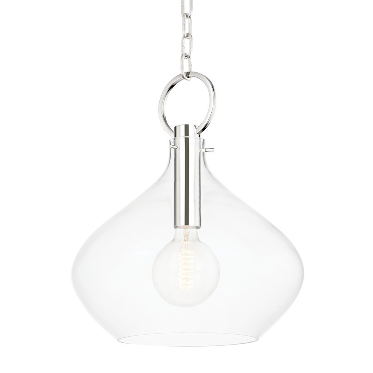 Hudson Valley - BKO253-PN - One Light Pendant - Lina - Polished Nickel