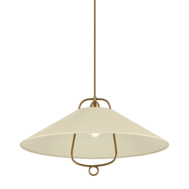 Hudson Valley - CB8624-HB/SSD - One Light Pendant - Pawley - Historic Bronze/Soft Sand
