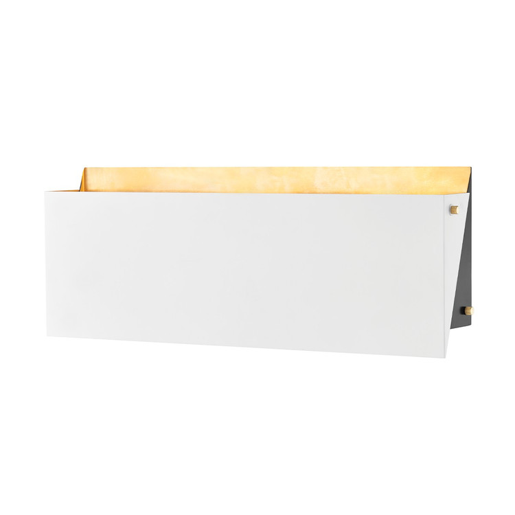 Hudson Valley - KBS1350102B-AGB - Two Light Wall Sconce - Ratio - Aged Brass