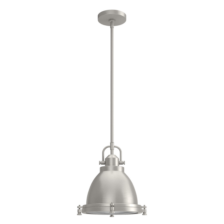 Hunter - 19107 - One Light Pendant - Bridgemoor - Brushed Nickel