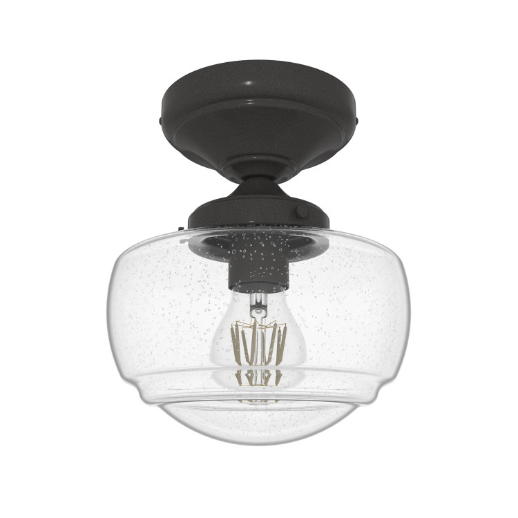 Hunter - 19114 - One Light Flush Mount - Saddle Creek - Noble Bronze