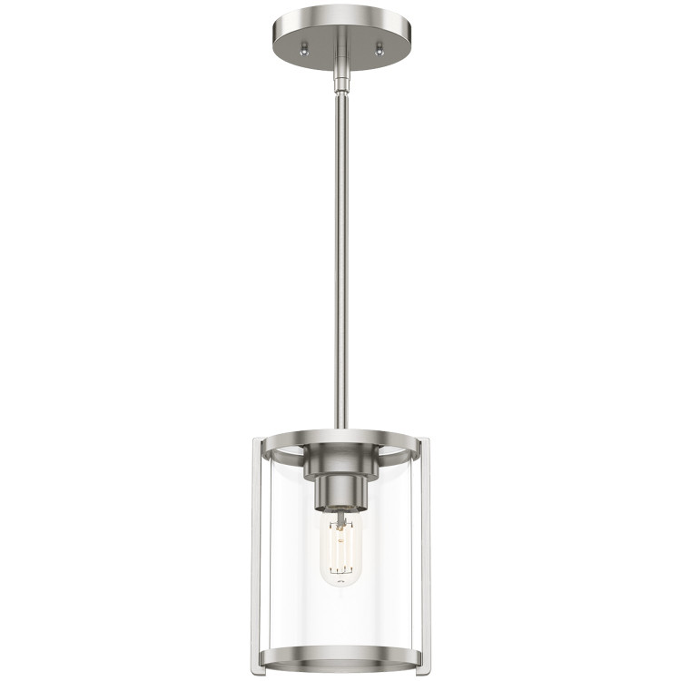 Hunter - 19119 - One Light Pendant - Astwood - Brushed Nickel