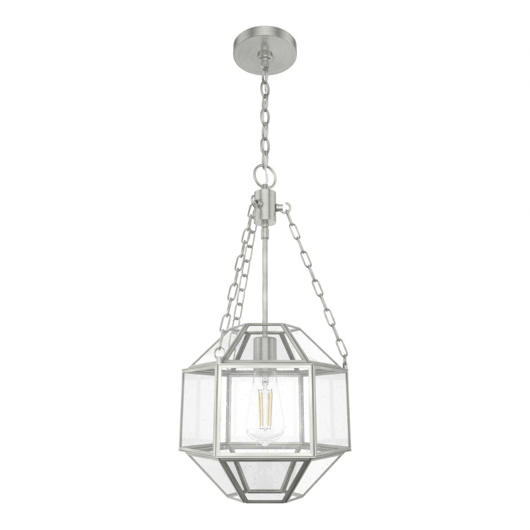 Hunter - 19364 - One Light Pendant - Indria - Brushed Nickel