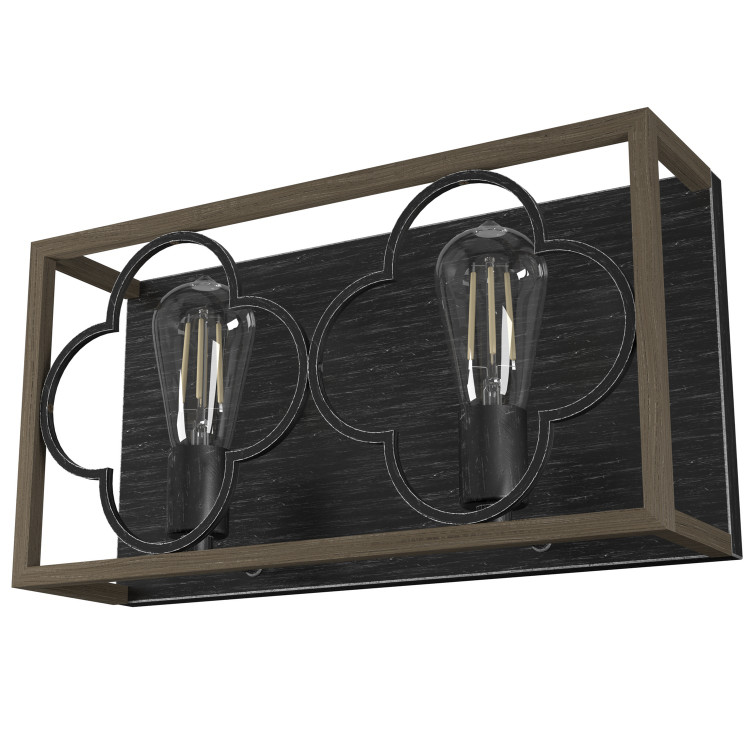 Hunter - 19394 - Two Light Vanity - Gablecrest - French Oak