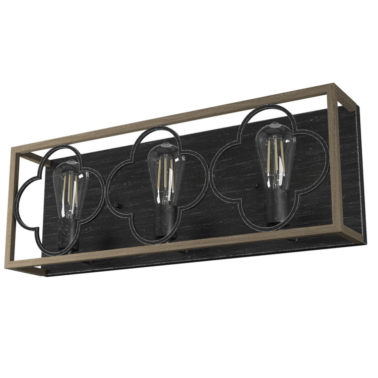 Hunter - 19396 - Three Light Vanity - Gablecrest - French Oak