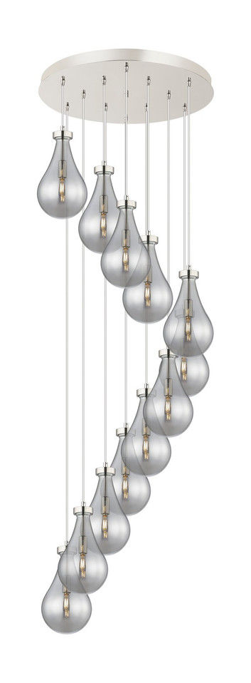Innovations - 126-451-1P-PN-G451-7SM - 12 Light Pendant - Downtown Urban - Polished Nickel