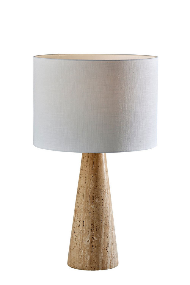 Adesso Home - 3964-12 - Table Lamp - Travis - Travertine Stone