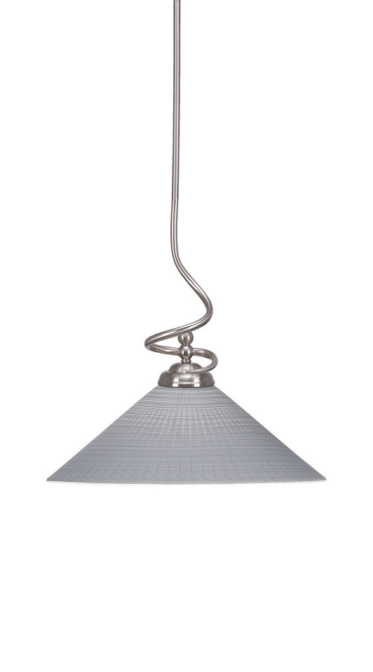 Toltec Lighting - 900-BN-4012 - One Light Pendant - Capri - Brushed Nickel