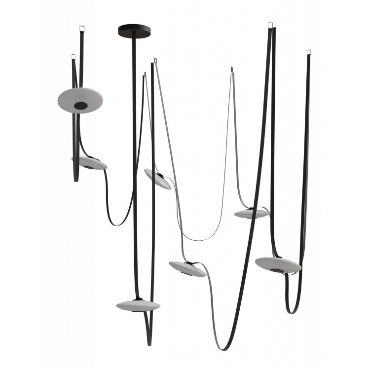 Avenue Lighting - HF7207-G201-BLK - LED Chandelier - Fremont - Black