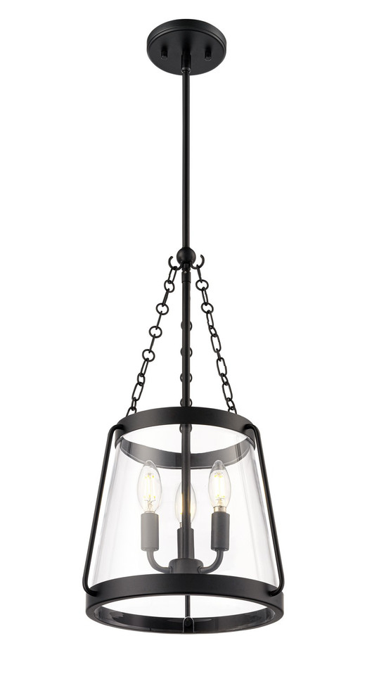 Millennium - 21403-MB - Three Light Pendant - Adabella - Matte Black Millennium - 21403-MB - Three Light Pendant - Adabella - Matte Black