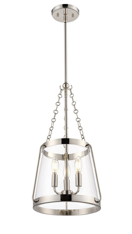 Millennium - 21403-PN - Three Light Pendant - Adabella - Polished Nickel Millennium - 21403-PN - Three Light Pendant - Adabella - Polished Nickel