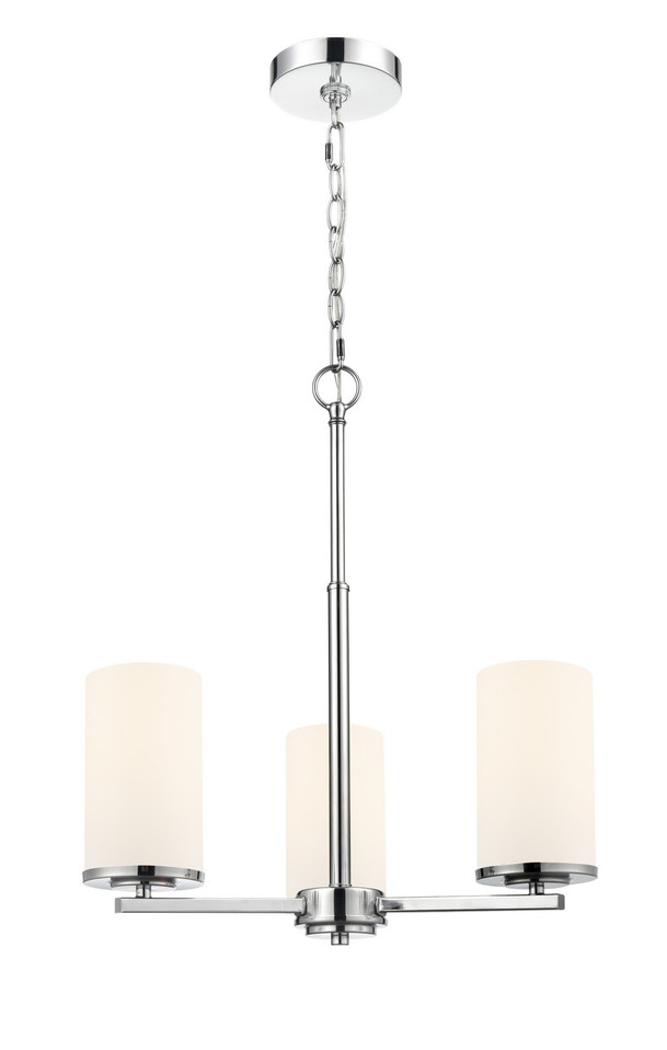 Millennium - 2713WG-CH - Three Light Chandelier - Verlana - Chrome