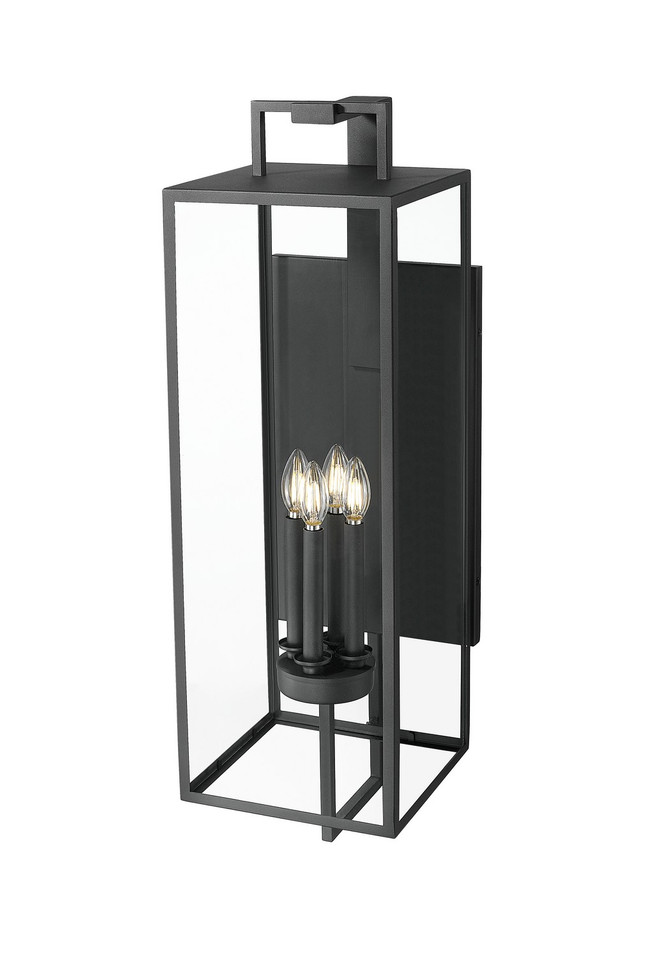 Millennium - 280004-TBK - Four Light Outdoor Wall Sconce - Lamont - Textured Black