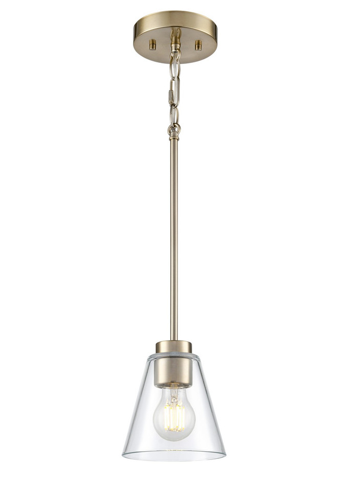 Millennium - 64101-MG - One Light Mini Pendant - Strayhan - Modern Gold
