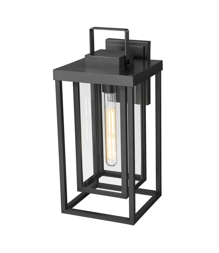 Millennium - 901001-PBK - One Light Outdoor Wall Lantern - McDonough - Powder Coated Black