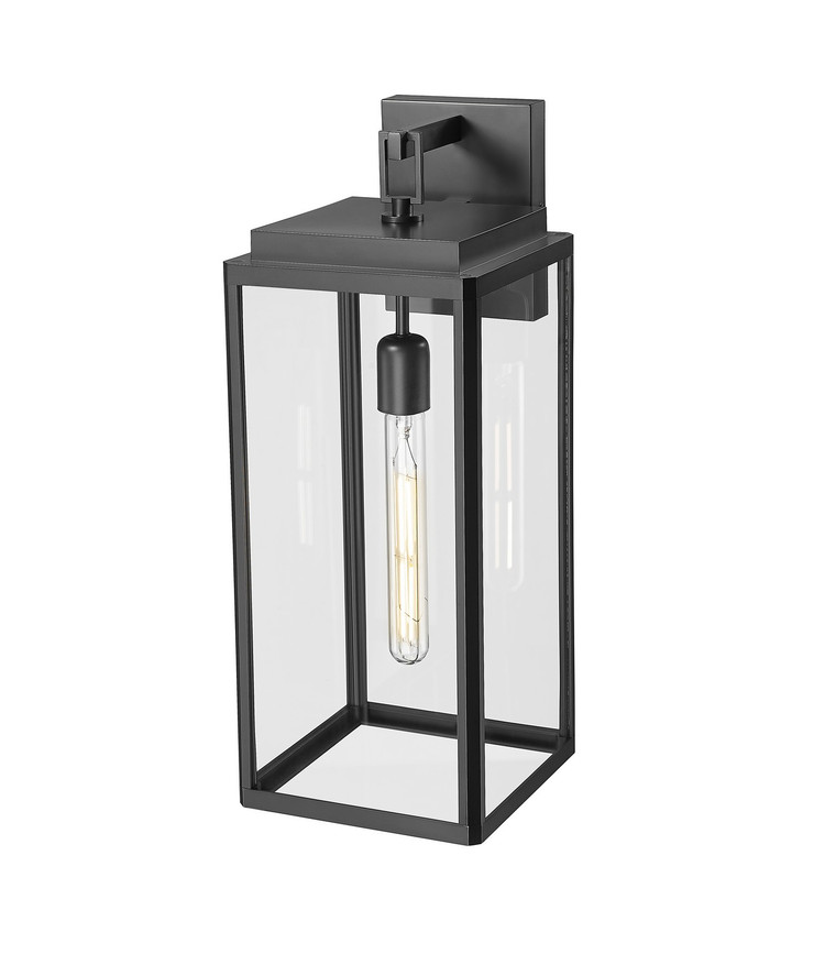 Millennium - 902201-PBK - One Light Outdoor Wall Lantern - Alpharetta - Powder Coated Black
