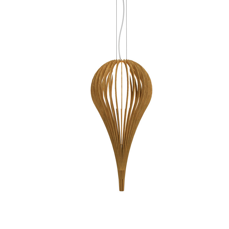 Accord Lighting - 1191.09 - One Light Pendant - Cappadocia - Louro Freijo Accord Lighting - 1191.09 - One Light Pendant - Cappadocia - Louro Freijo