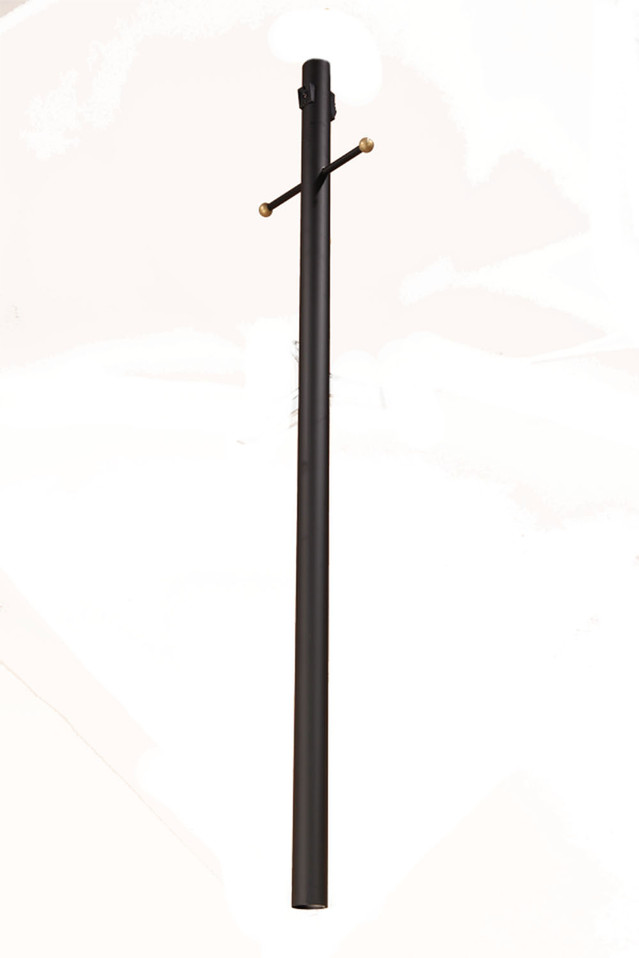 Acclaim Lighting - 99BK - Post With Photocell Outlet And Cross Arm - Direct Burial Lamp Posts - Matte Black Acclaim Lighting - 99BK - Post With Photocell Outlet And Cross Arm - Direct Burial Lamp Posts - Matte Black