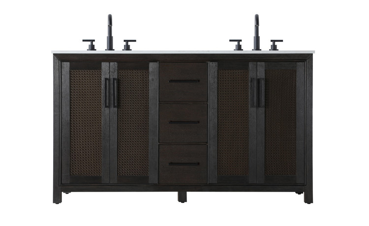 Elegant Lighting - VF29560DCO - Bathroom Vanity - Alina - Chocolate Oak