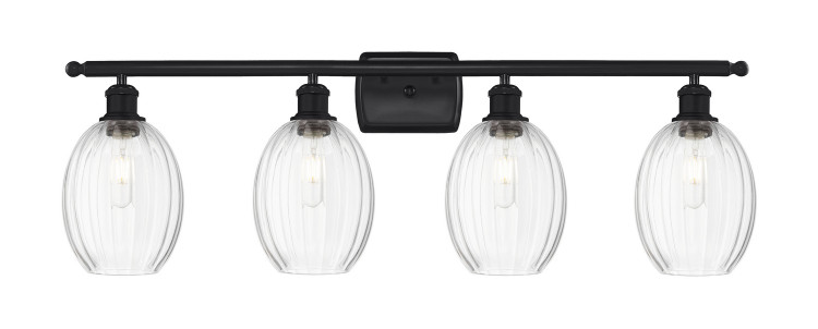 Innovations - 516-4W-BK-G459-6CL - Four Light Bath Vanity - Ballston - Matte Black