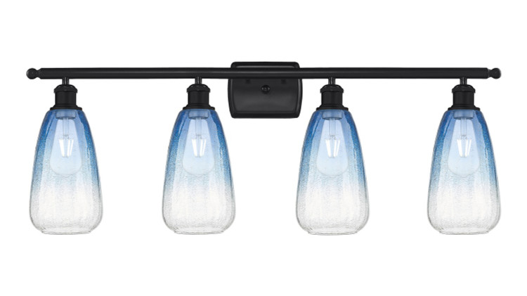 Innovations - 516-4W-BK-G480-6SB - Four Light Bath Vanity - Ballston - Matte Black