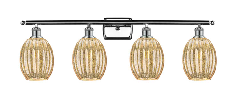 Innovations - 516-4W-PC-G459-6ME - Four Light Bath Vanity - Ballston - Polished Chrome