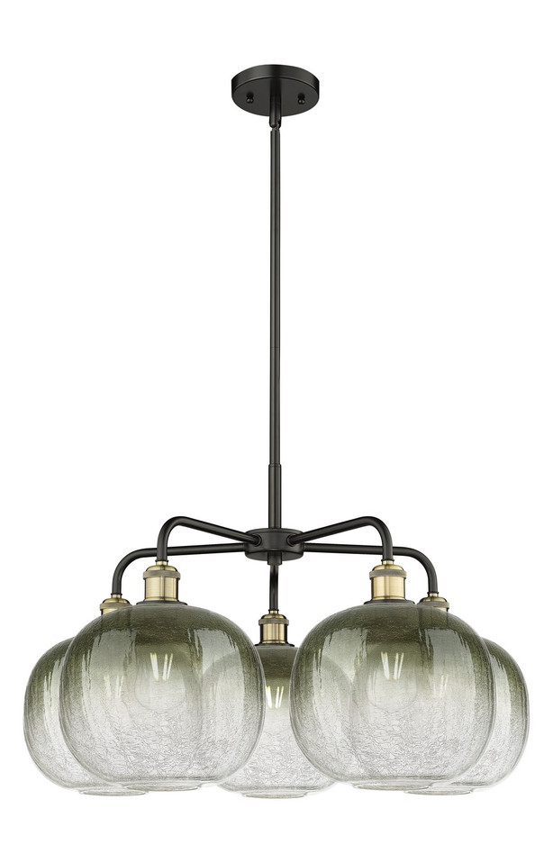 Innovations - 516-5CR-BAB-G481-10SL - Five Light Chandelier - Ballston - Black Antique Brass