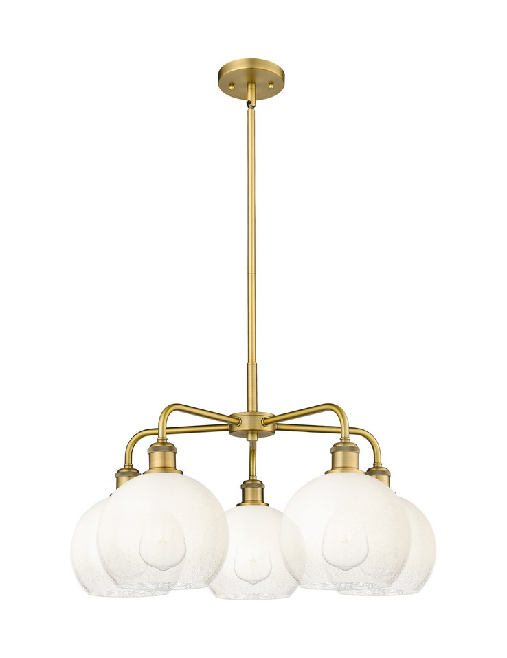 Innovations - 516-5CR-BB-G483-8OP - Five Light Chandelier - Ballston - Brushed Brass