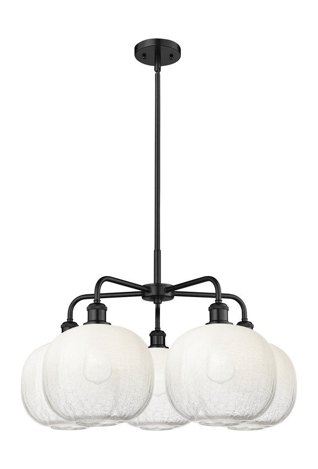 Innovations - 516-5CR-BK-G481-10OP - Five Light Chandelier - Ballston - Matte Black