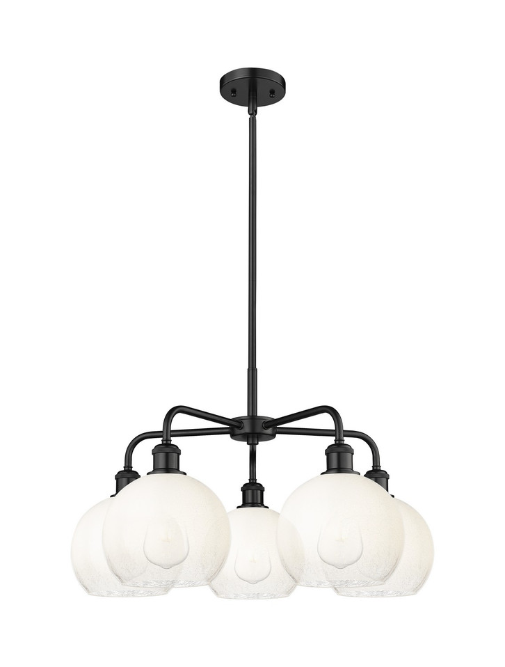 Innovations - 516-5CR-BK-G483-8OP - Five Light Chandelier - Ballston - Matte Black