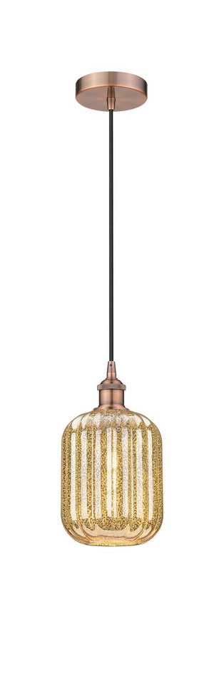 Innovations - 616-1P-AC-G460-7ME - One Light Mini Pendant - Edison - Antique Copper