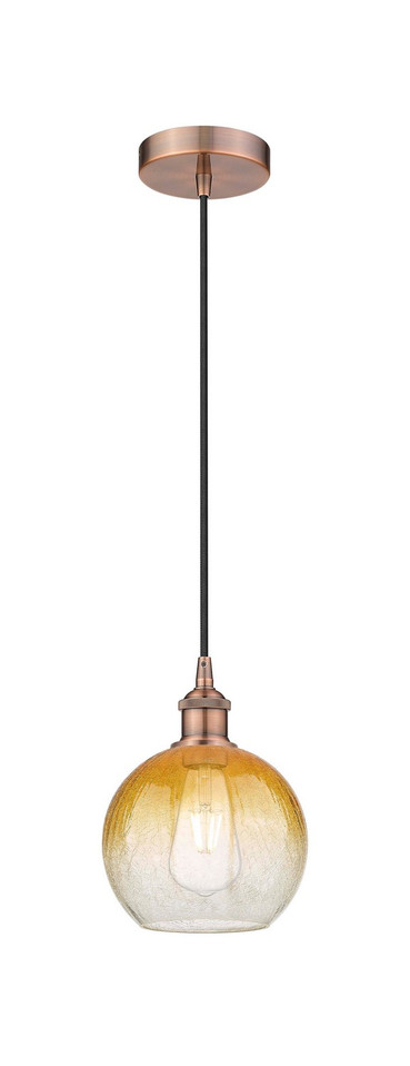 Innovations - 616-1P-AC-G483-8AM - One Light Mini Pendant - Edison - Antique Copper