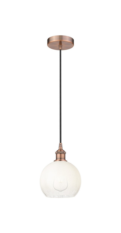 Innovations - 616-1P-AC-G483-8OP - One Light Mini Pendant - Edison - Antique Copper