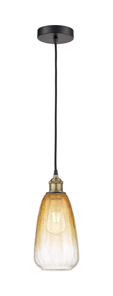 Innovations - 616-1P-BAB-G480-6AM - One Light Mini Pendant - Edison - Black Antique Brass