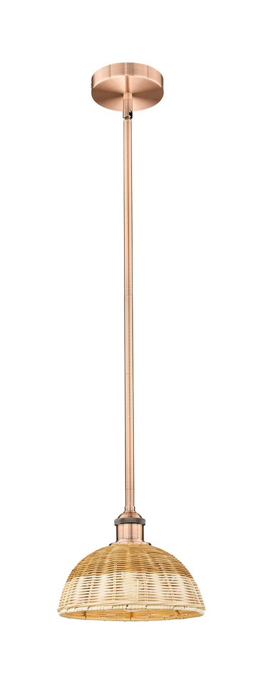 Innovations - 616-1S-AC-NBD2-9-NAT - One Light Mini Pendant - Edison - Antique Copper