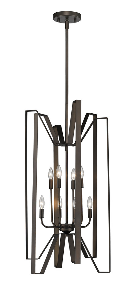Z-Lite - 4000-8BRZ - Eight Light Pendant - Marsala - Bronze