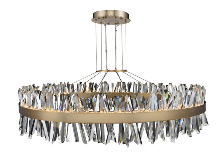 Allegri - 030257-038 - LED Pendant - Glacier - Brushed Champagne Gold